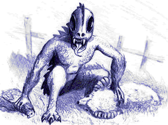 Un identikit di Chupacabras basata su diverse testimonianze