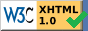 Valid XHTML 1.0 Transitional