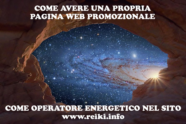 come avere la propria pagina web nel sito www.reiki.info