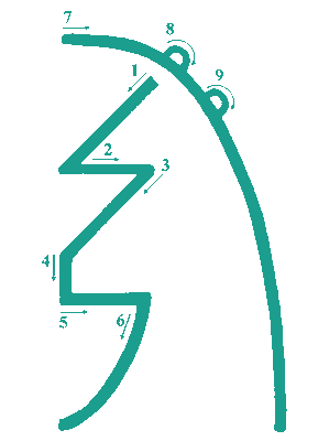 How to trace the Sei Heki Symbol - Second Reiki Symbol