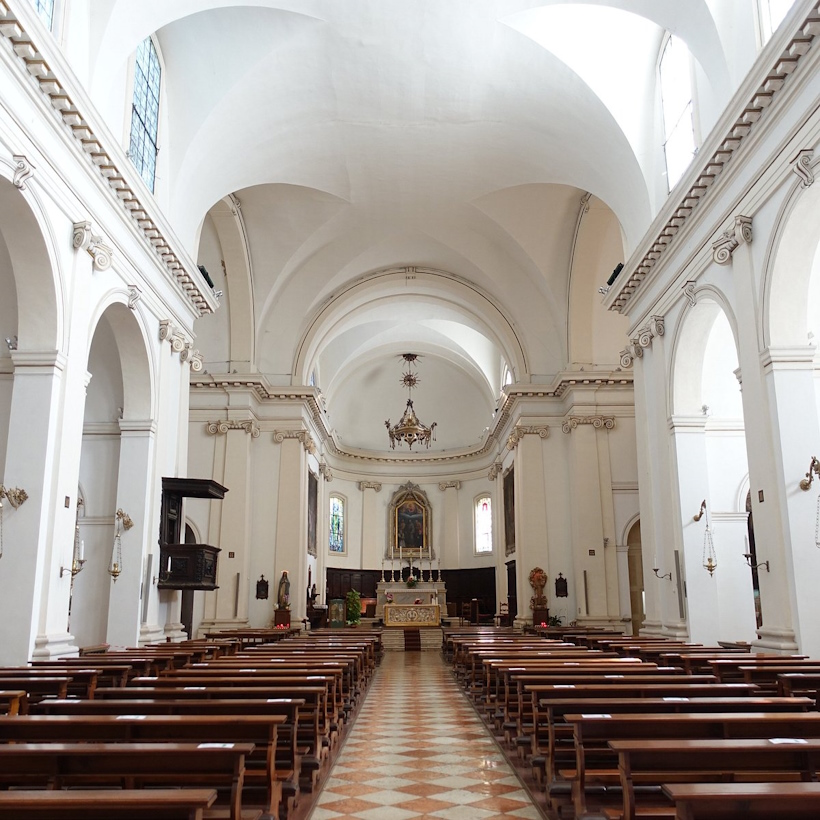 La Chiesa di San Francesco nel centro storico di Rovigo.
