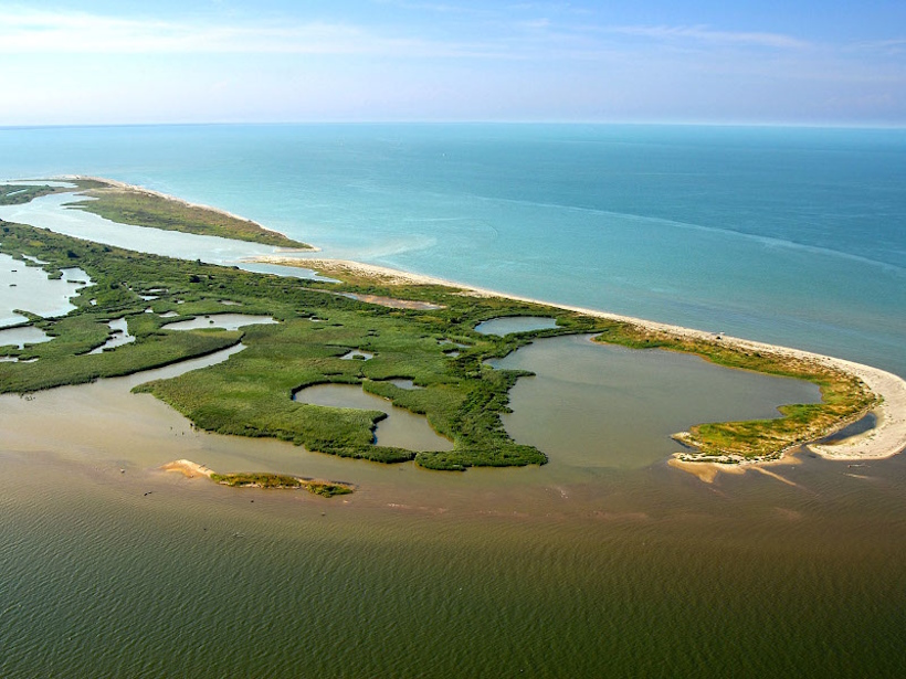 Il Parco Regionale Veneto del Delta del Po in provincia di Rovigo.
