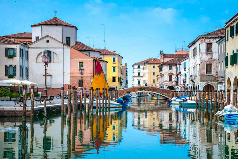 Rosolina Mare, spiagge e pineta nel Parco Regionale Veneto del Delta del Po.