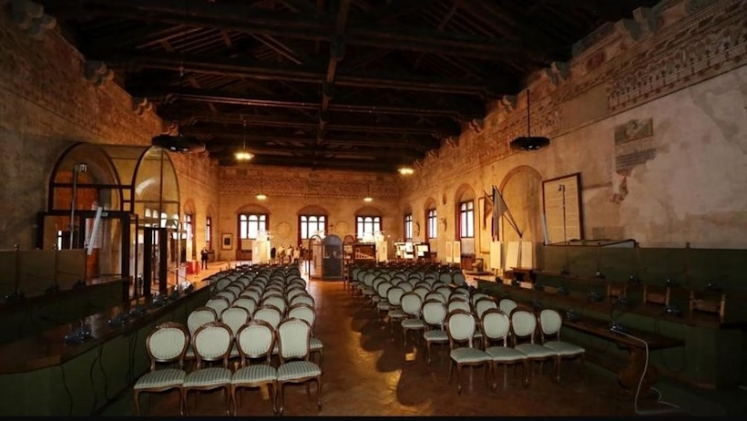 Palazzo dei Trecento a Treviso. Seminari e corsi Reiki vicino Treviso a Dolo Venezia.