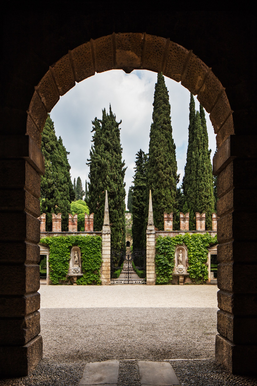 Panorama dal Giardino Giusti di Verona. Reiki e crescita personale vicino Verona.
