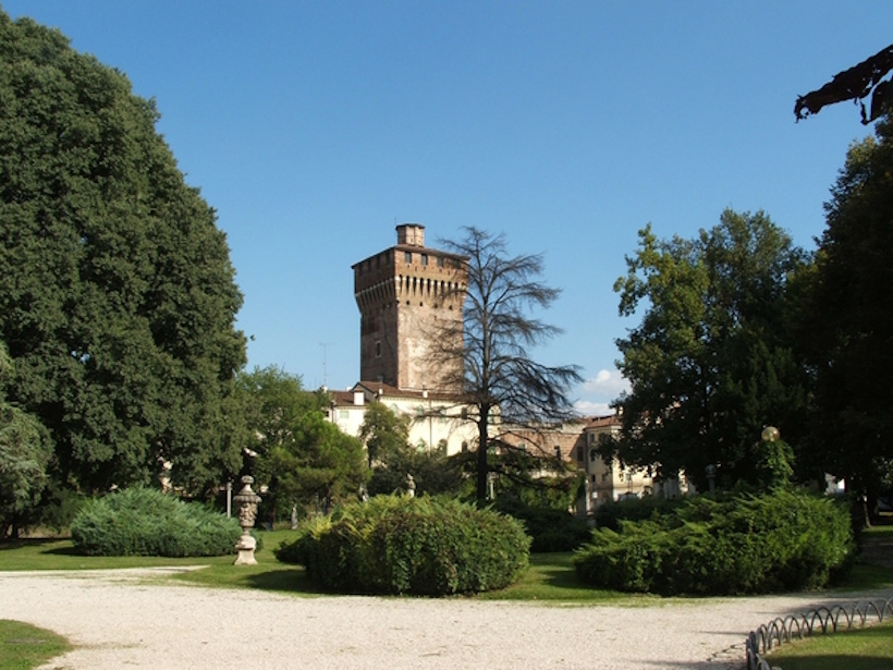 I Giardini Salvi nel centro storico di Vicenza.
