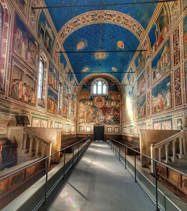 Padova, cappella degli scrovegni - giotto. A venti minuti da Padova corsi e seminari Reiki nel Centro Olistico Tolteca a Dolo (Venezia)
