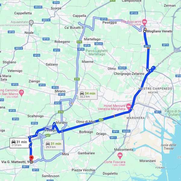 A mezz'ora da Mogliano Veneto corsi e seminari Reiki nel Centro di Luce Fabiano a Dolo (Venezia)